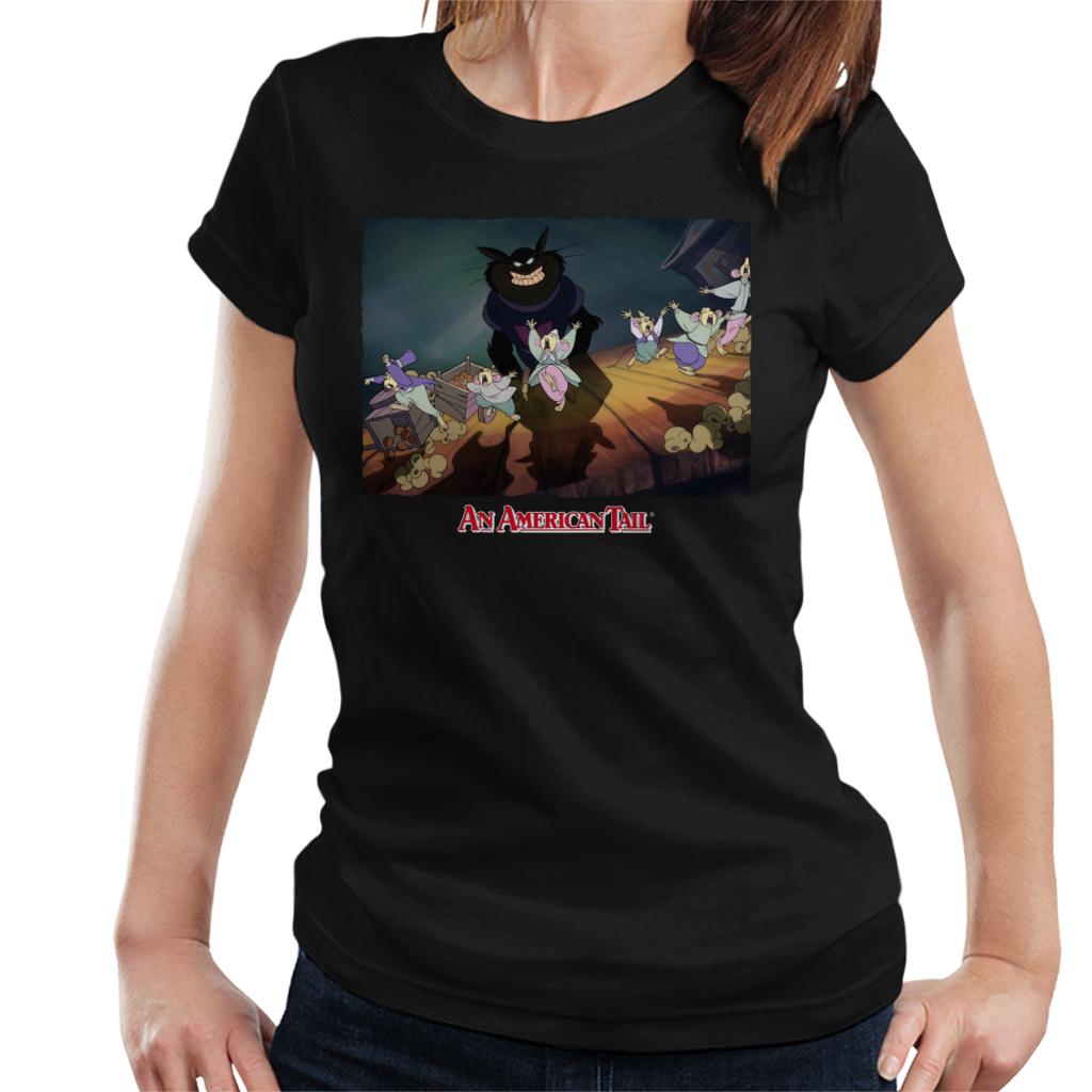 An American Tail Cossack Cats Looming Women's T-Shirt-ALL + EVERY