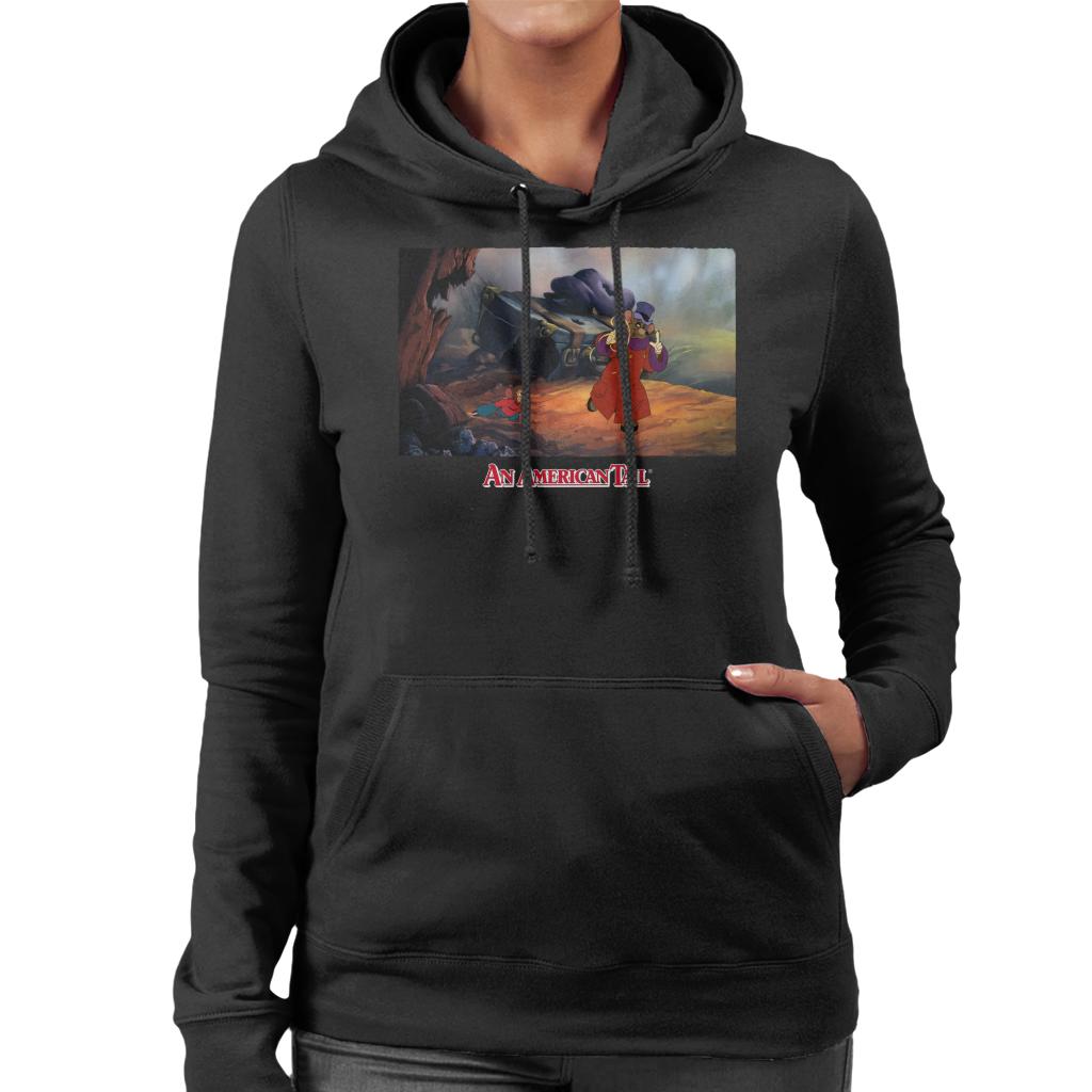 An American Tail Fieval And Warren T Rat Women's Hooded Sweatshirt-ALL + EVERY