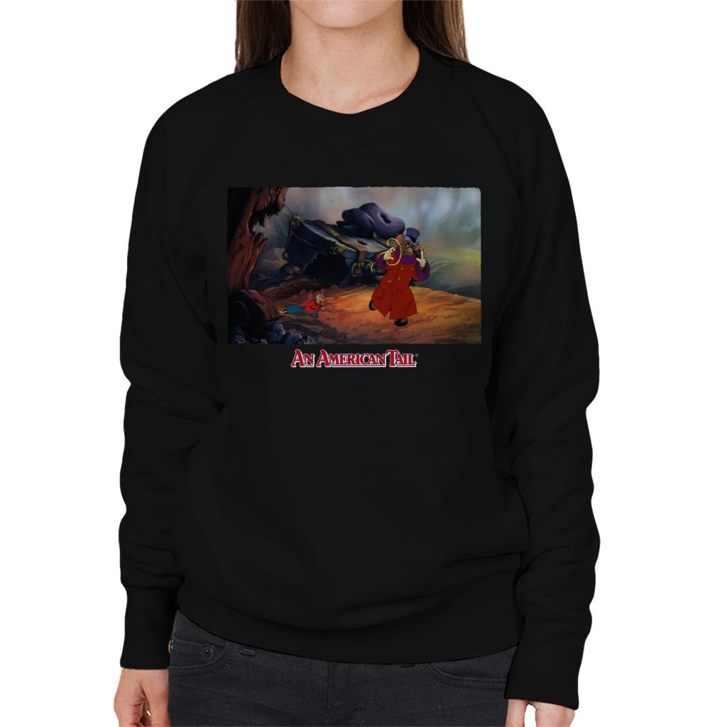 An American Tail Fieval And Warren T Rat Women's Sweatshirt-ALL + EVERY