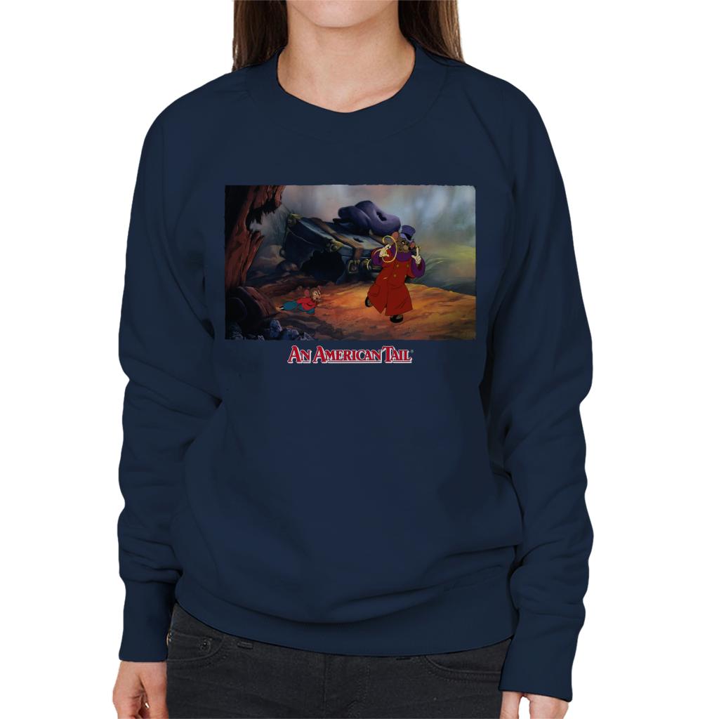 An American Tail Fieval And Warren T Rat Women's Sweatshirt-ALL + EVERY