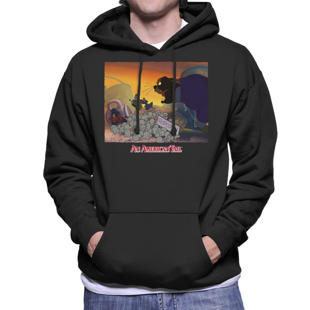 An American Tail Cossack Cat Popcorn Men's Hooded Sweatshirt-ALL + EVERY