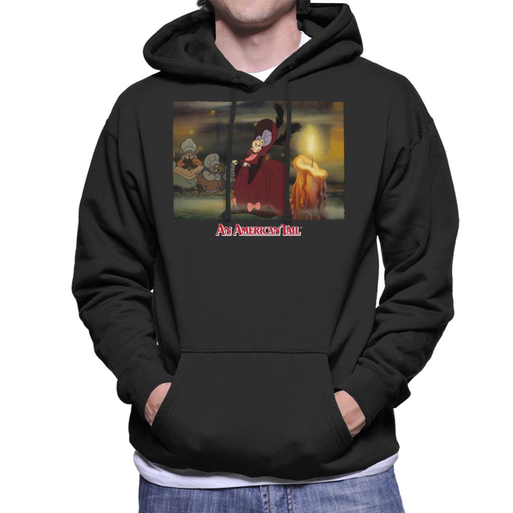 An American Tail Gussie Mausheimer Candle Men's Hooded Sweatshirt-ALL + EVERY