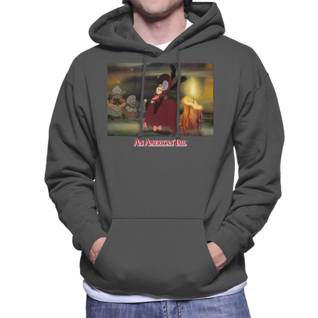 An American Tail Gussie Mausheimer Candle Men's Hooded Sweatshirt-ALL + EVERY