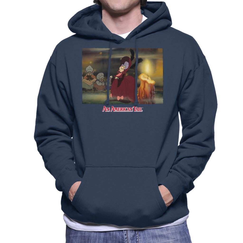 An American Tail Gussie Mausheimer Candle Men's Hooded Sweatshirt-ALL + EVERY