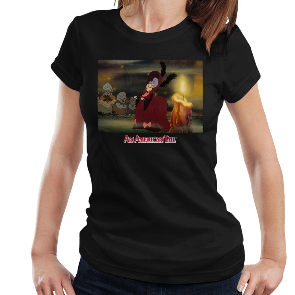 An American Tail Gussie Mausheimer Candle Women's T-Shirt-ALL + EVERY