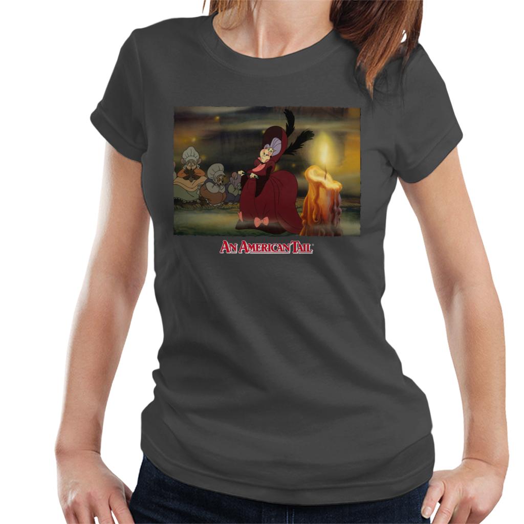 An American Tail Gussie Mausheimer Candle Women's T-Shirt-ALL + EVERY