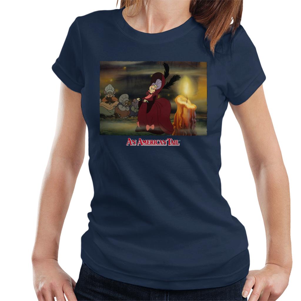 An American Tail Gussie Mausheimer Candle Women's T-Shirt-ALL + EVERY