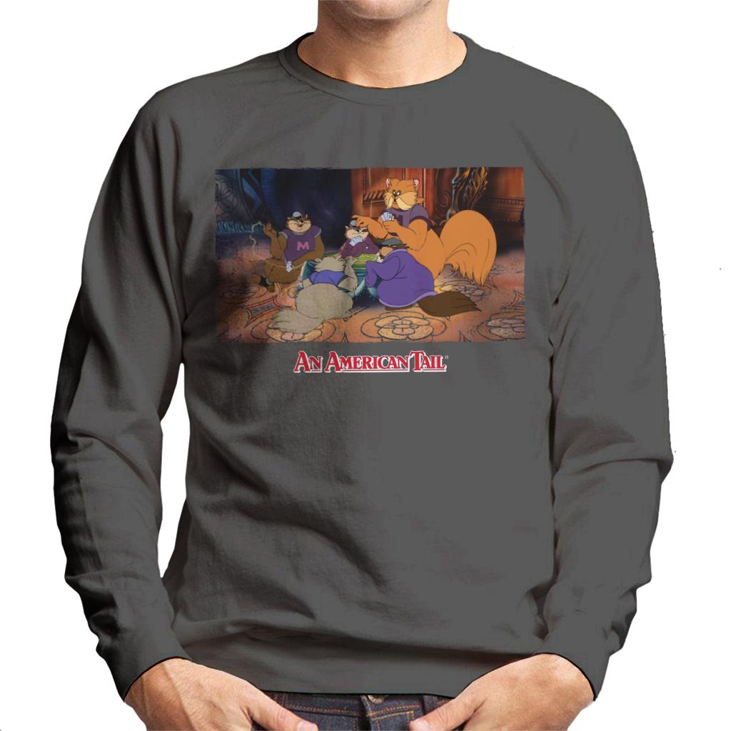 An American Tail Tiger Playing Cards Men's Sweatshirt-ALL + EVERY