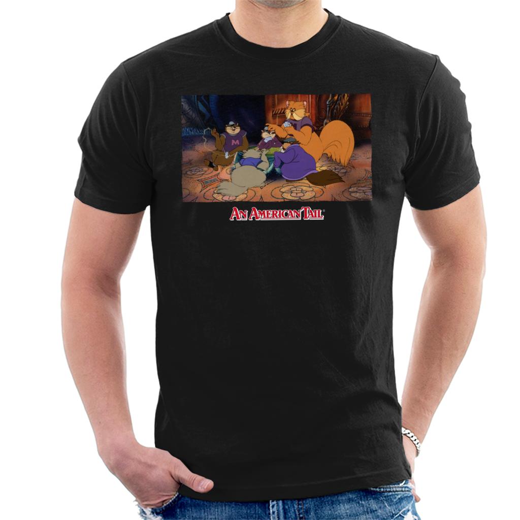 An American Tail Tiger Playing Cards Men's T-Shirt-ALL + EVERY