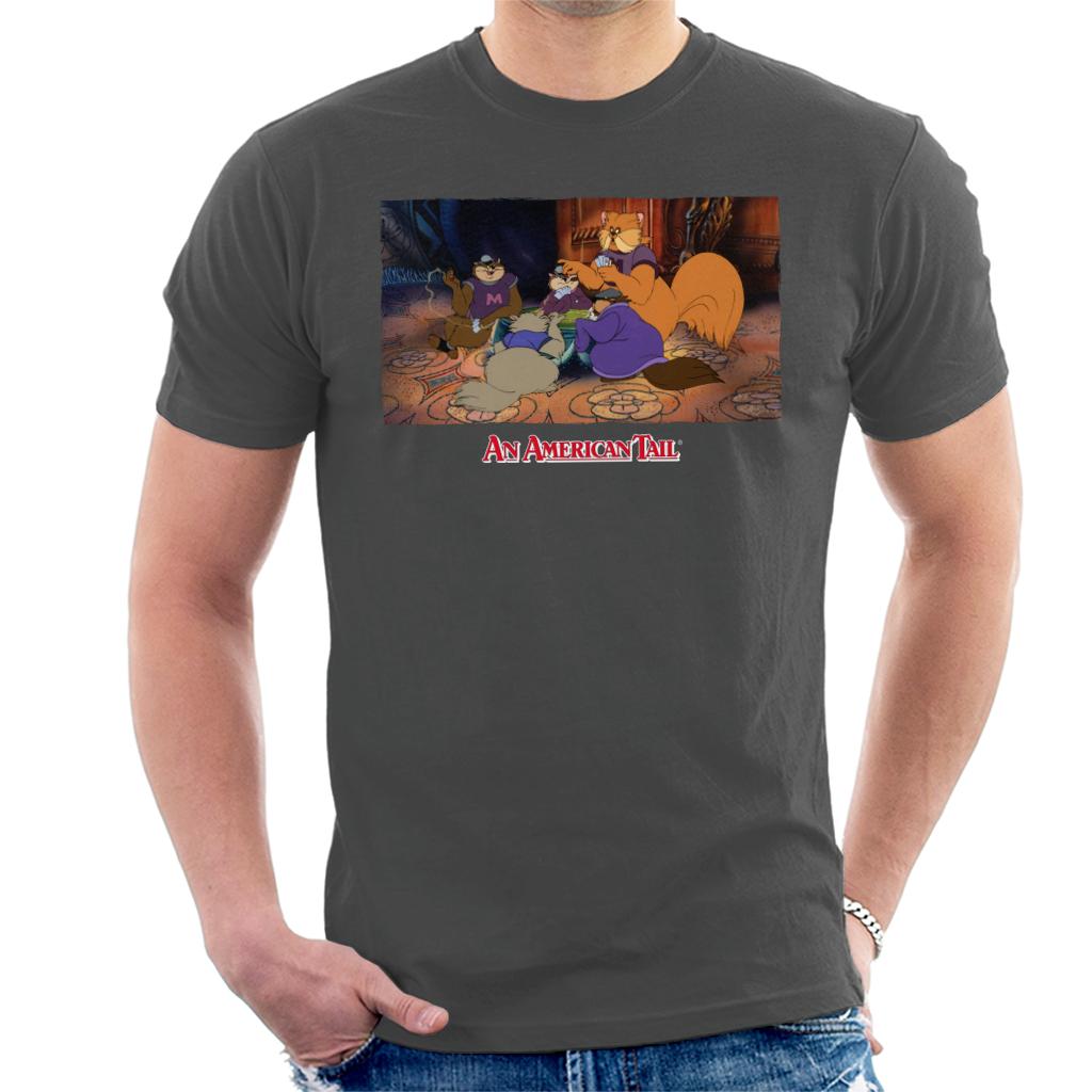 An American Tail Tiger Playing Cards Men's T-Shirt-ALL + EVERY