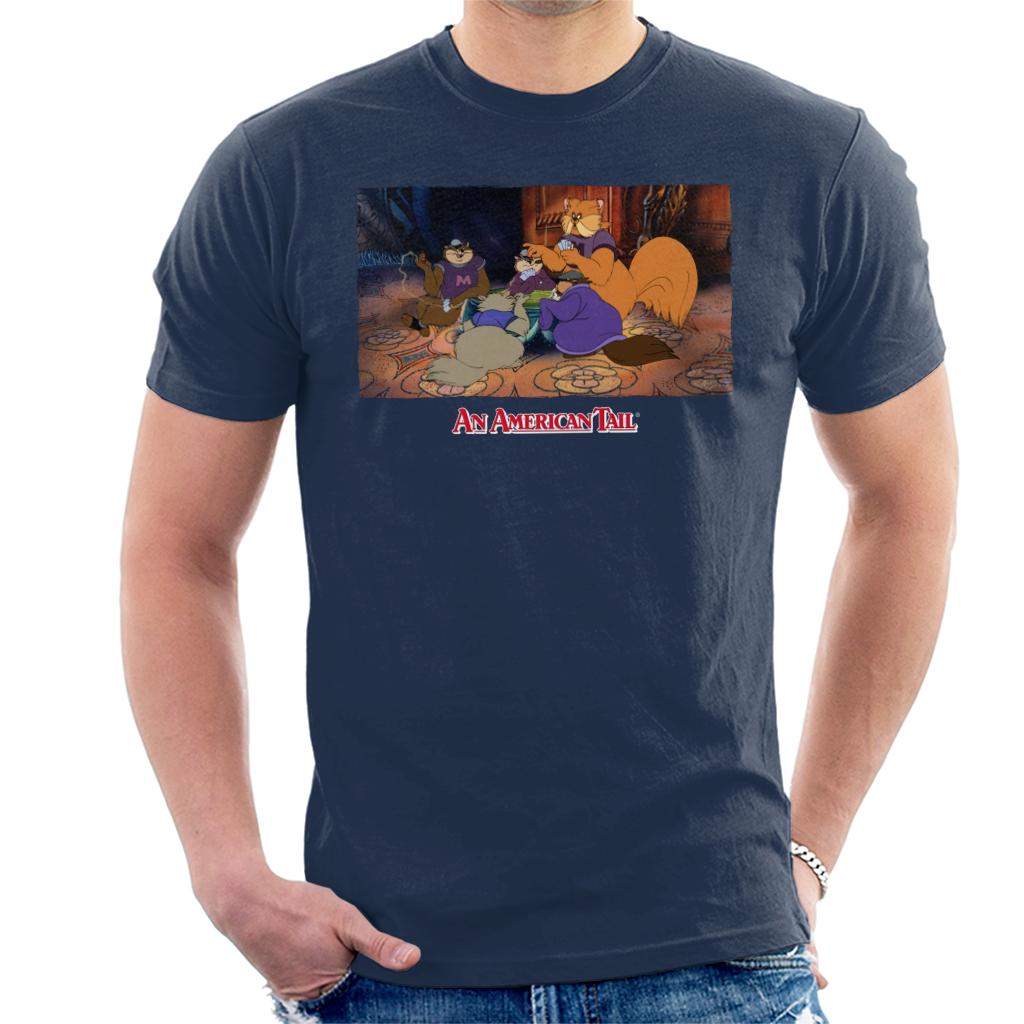 An American Tail Tiger Playing Cards Men's T-Shirt-ALL + EVERY