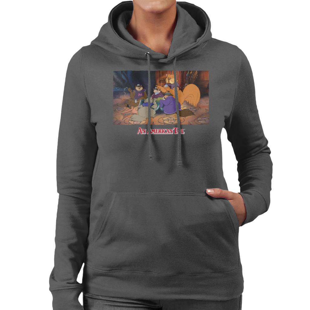 An American Tail Tiger Playing Cards Women's Hooded Sweatshirt-ALL + EVERY