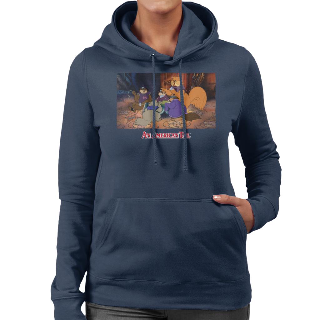 An American Tail Tiger Playing Cards Women's Hooded Sweatshirt-ALL + EVERY