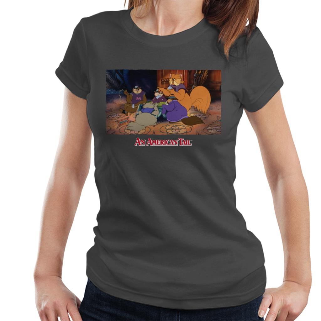 An American Tail Tiger Playing Cards Women's T-Shirt-ALL + EVERY