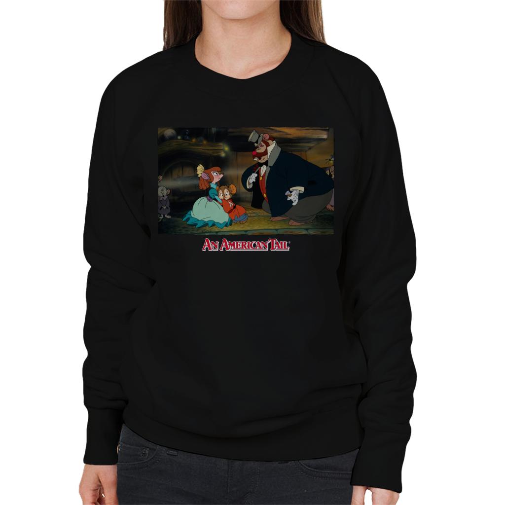 An American Tail Bridget Fieval And Honest John Women's Sweatshirt-ALL + EVERY