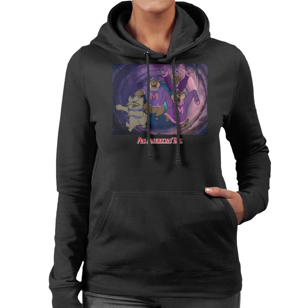 An American Tail Mott Street Maulers Women's Hooded Sweatshirt-ALL + EVERY