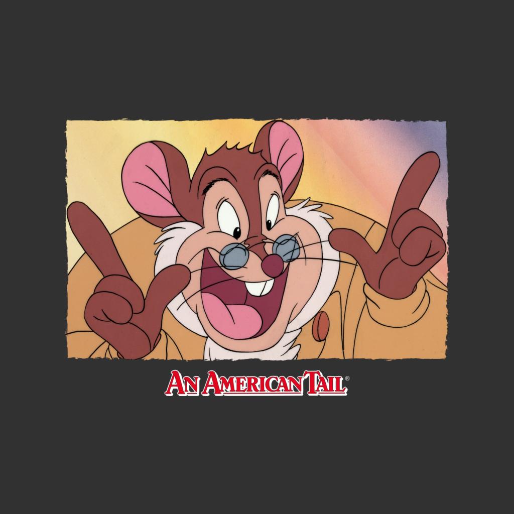 An American Tail Papa Mousekewitz Face Men's T-Shirt-ALL + EVERY