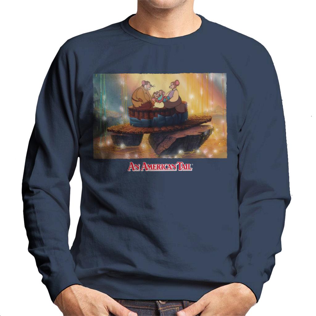 An American Tail Mousekewitz Family Men's Sweatshirt-ALL + EVERY