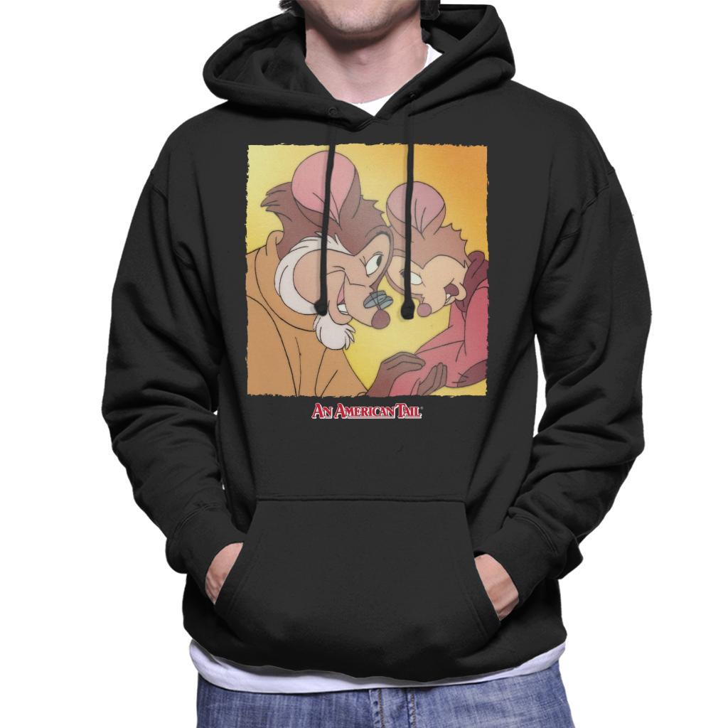 An American Tail Fieval And Papa Mousekewitz Men's Hooded Sweatshirt-ALL + EVERY