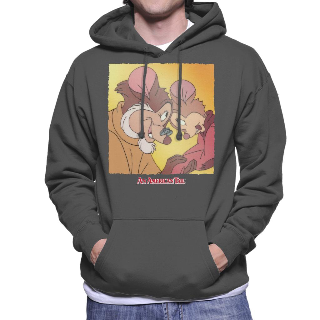 An American Tail Fieval And Papa Mousekewitz Men's Hooded Sweatshirt-ALL + EVERY