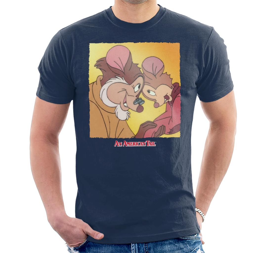 An American Tail Fieval And Papa Mousekewitz Men's T-Shirt-ALL + EVERY