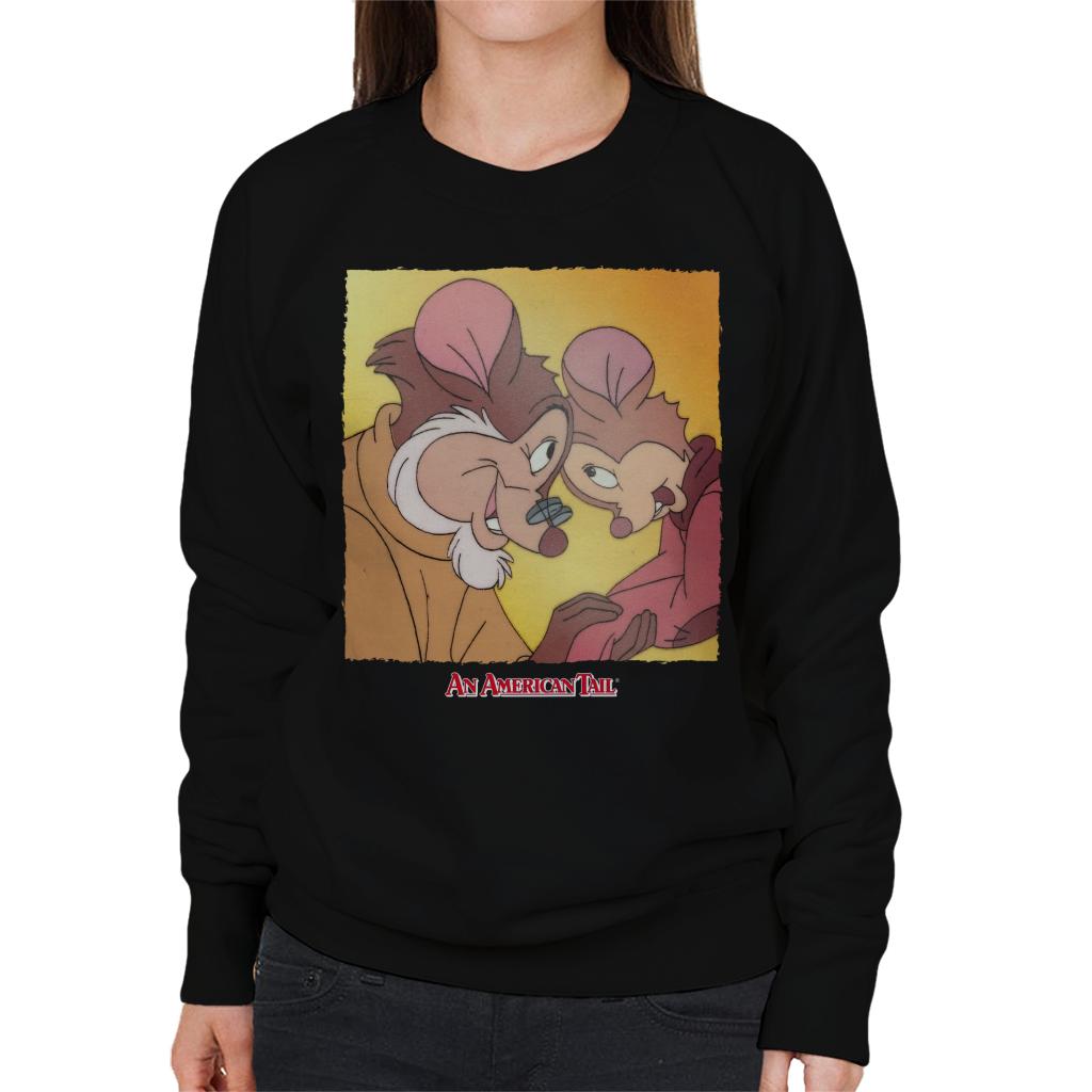 An American Tail Fieval And Papa Mousekewitz Women's Sweatshirt-ALL + EVERY