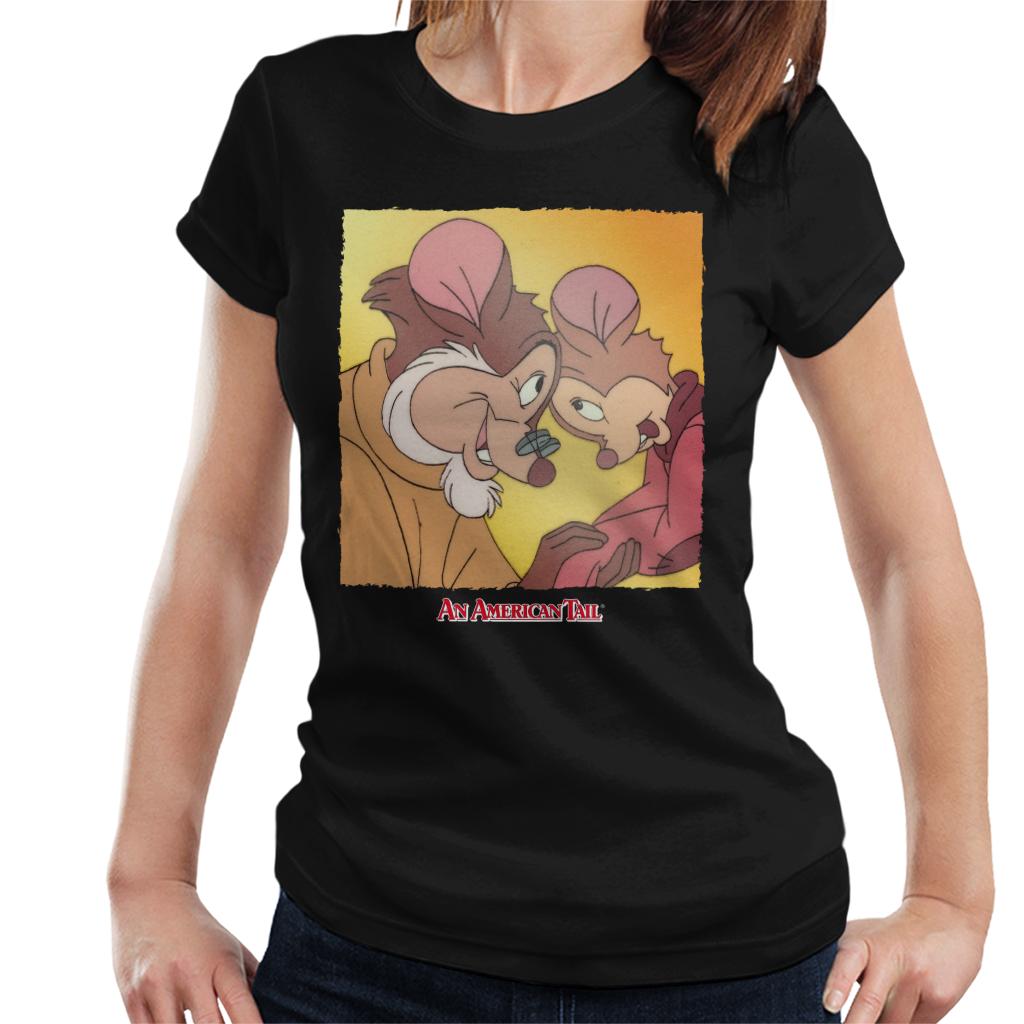 An American Tail Fieval And Papa Mousekewitz Women's T-Shirt-ALL + EVERY