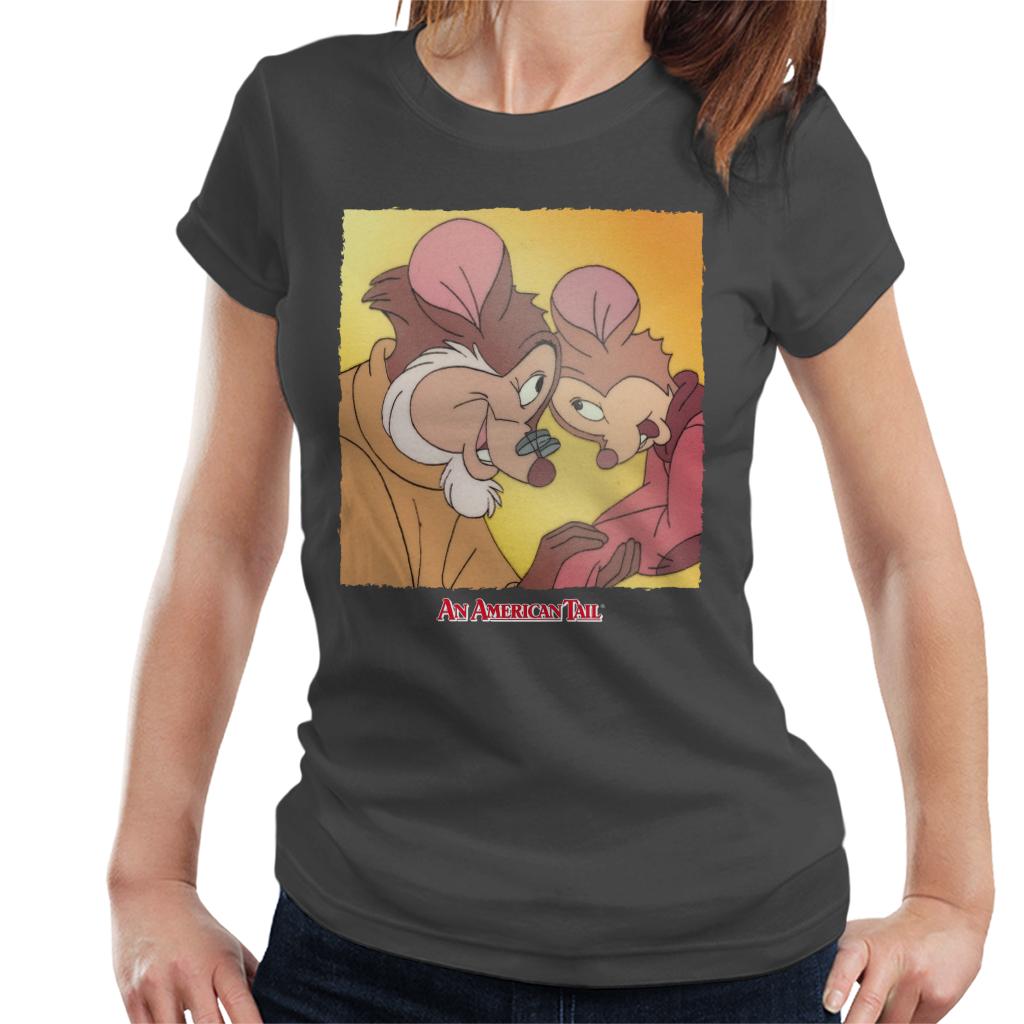 An American Tail Fieval And Papa Mousekewitz Women's T-Shirt-ALL + EVERY