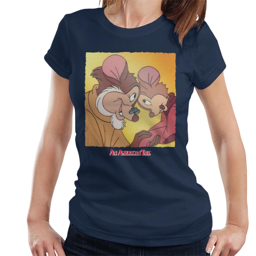 An American Tail Fieval And Papa Mousekewitz Women's T-Shirt-ALL + EVERY