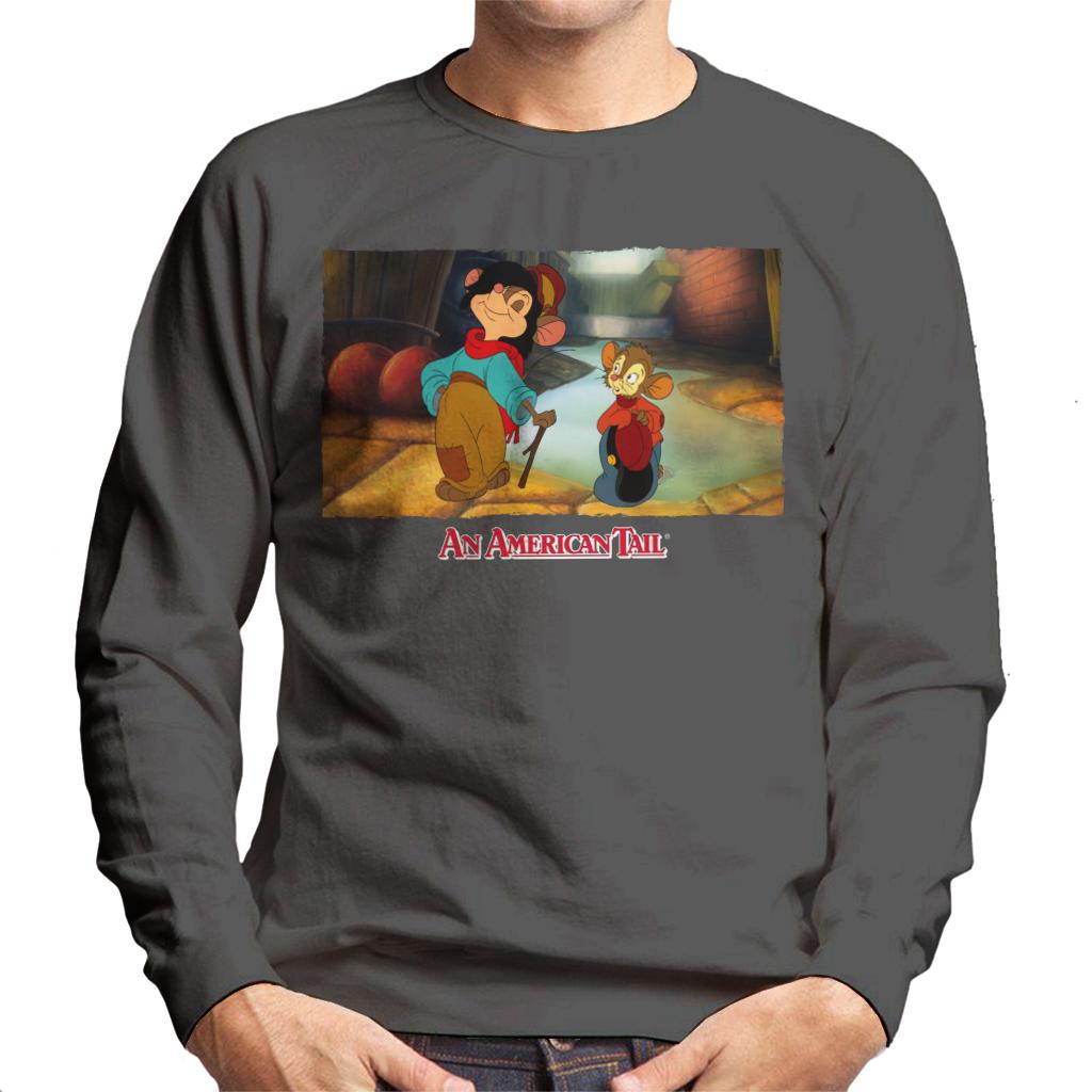 An American Tail Fieval And Tony Strolling Men's Sweatshirt-ALL + EVERY