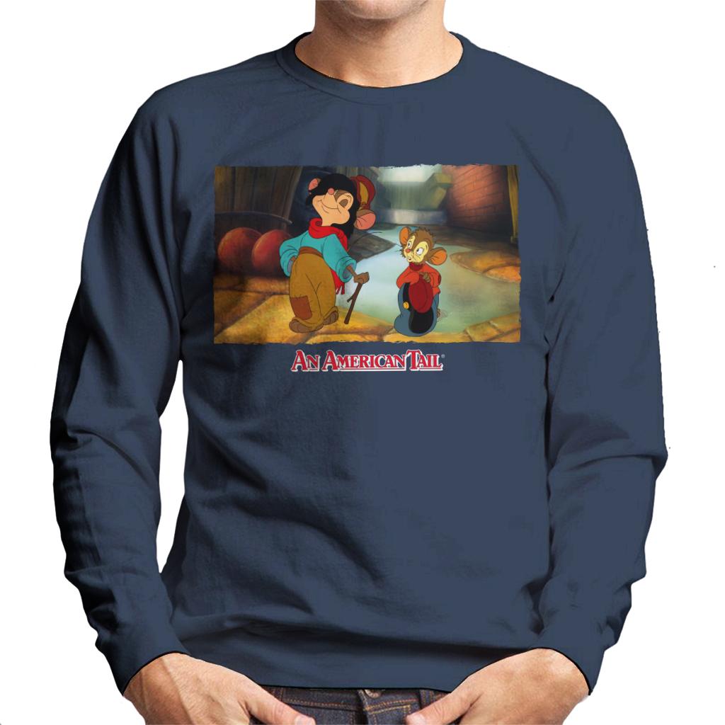 An American Tail Fieval And Tony Strolling Men's Sweatshirt-ALL + EVERY