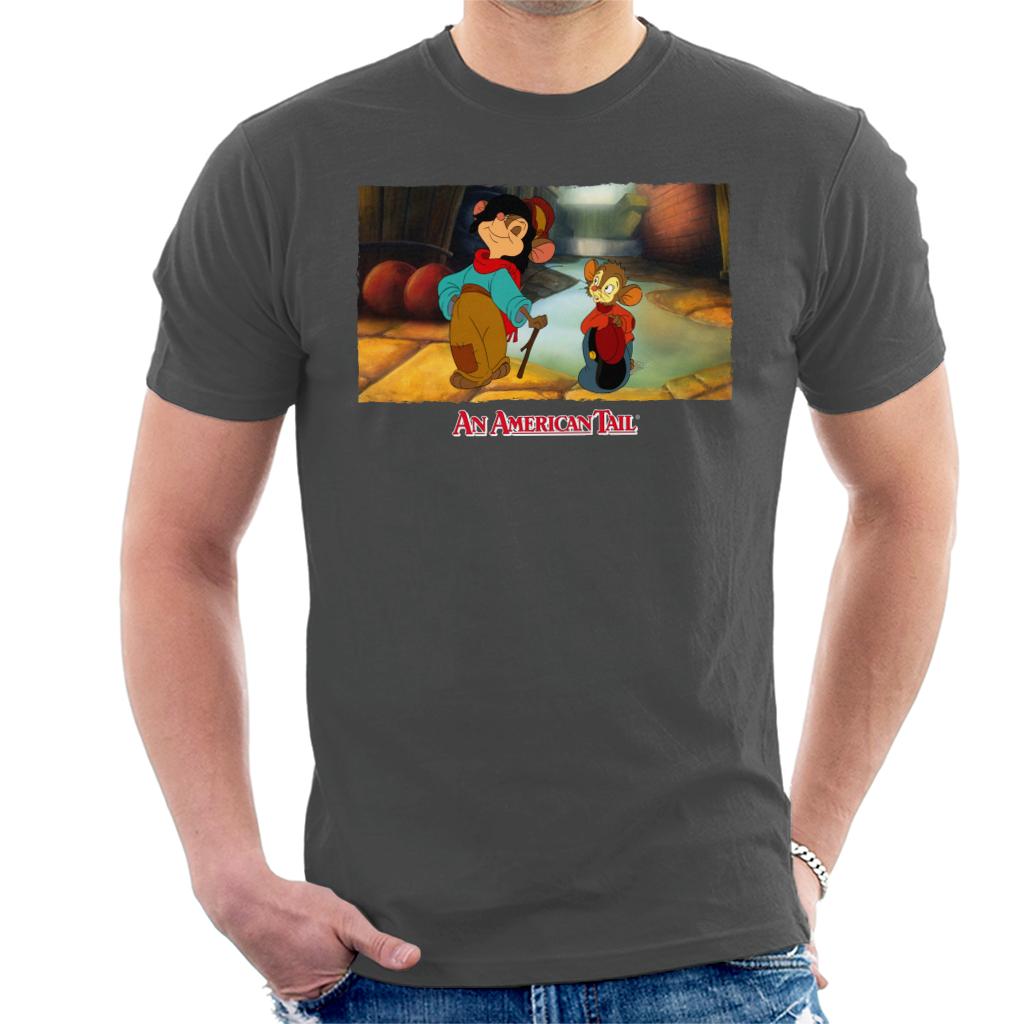 An American Tail Fieval And Tony Strolling Men's T-Shirt-ALL + EVERY