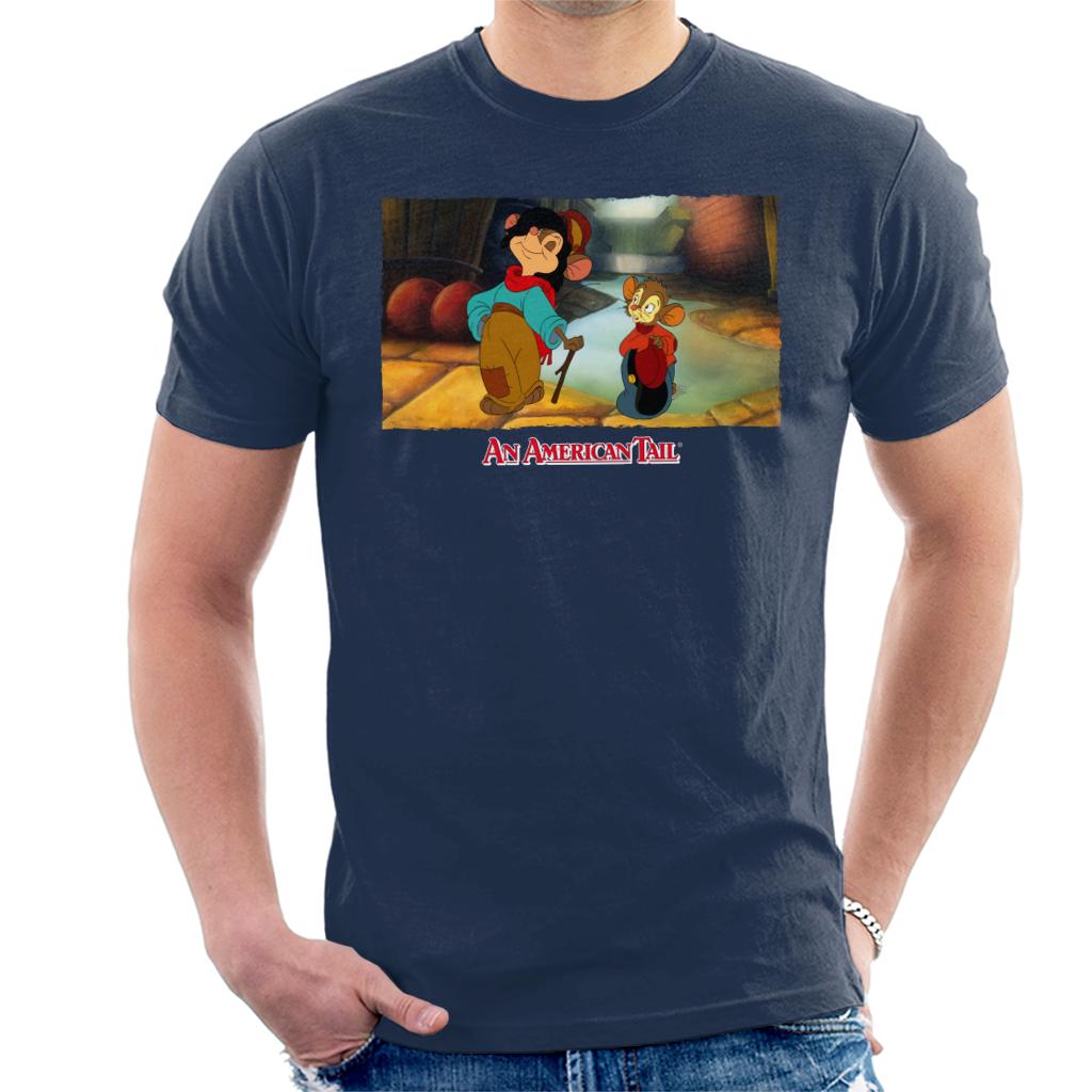 An American Tail Fieval And Tony Strolling Men's T-Shirt-ALL + EVERY