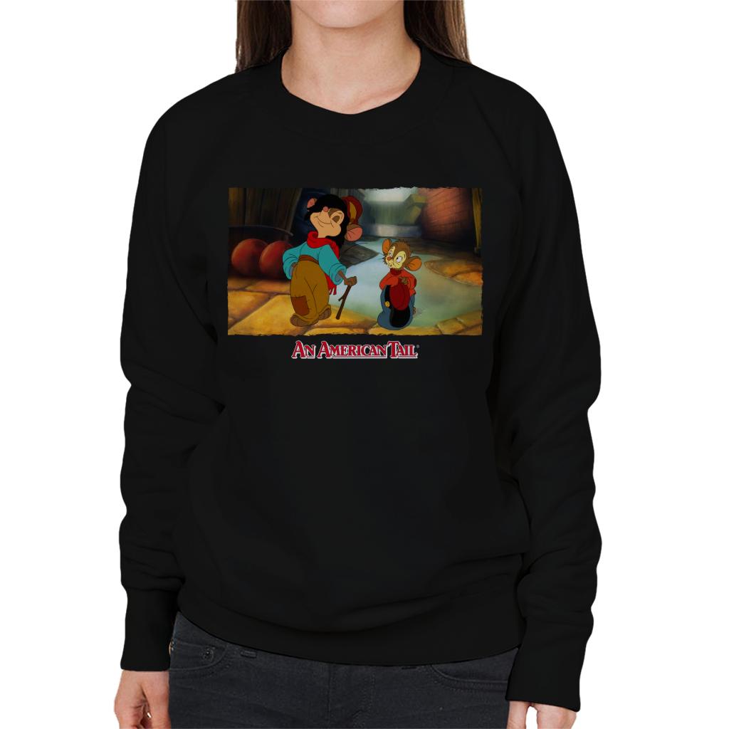 An American Tail Fieval And Tony Strolling Women's Sweatshirt-ALL + EVERY