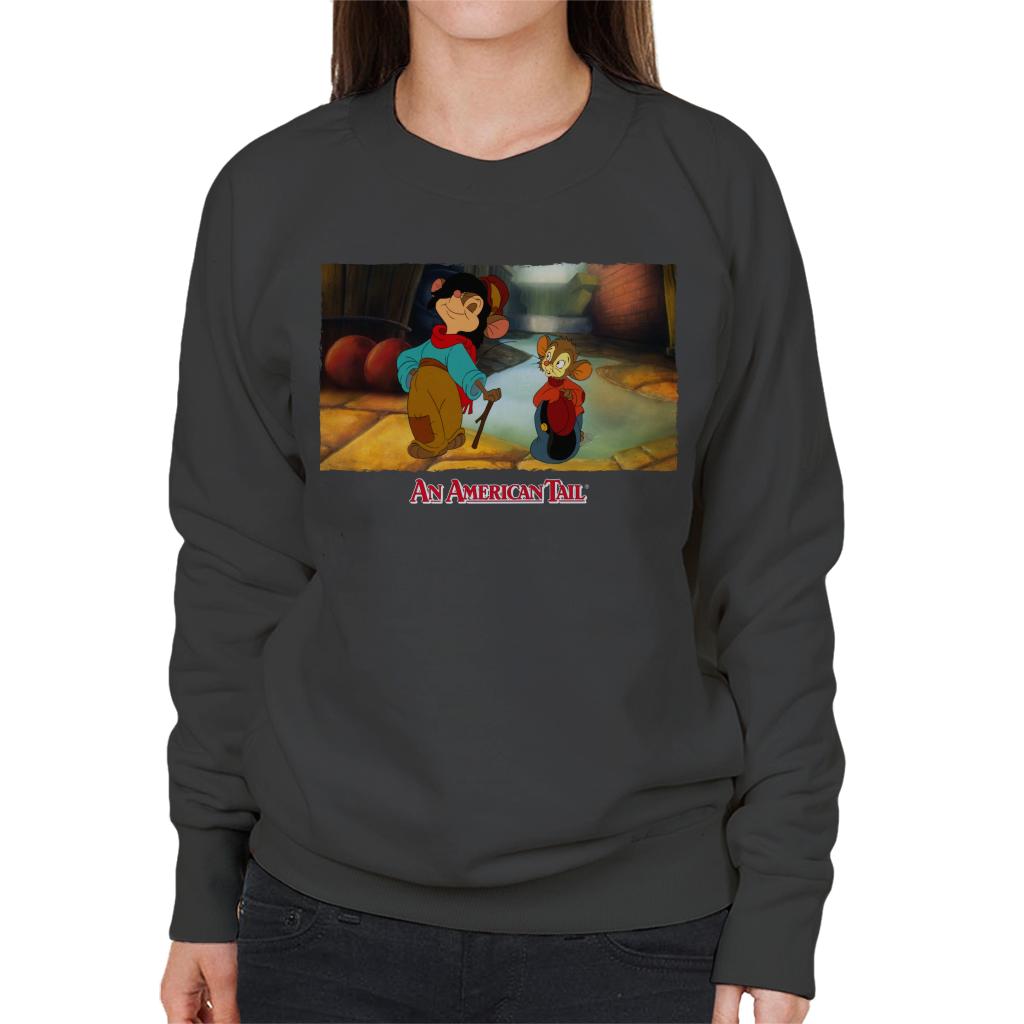 An American Tail Fieval And Tony Strolling Women's Sweatshirt-ALL + EVERY