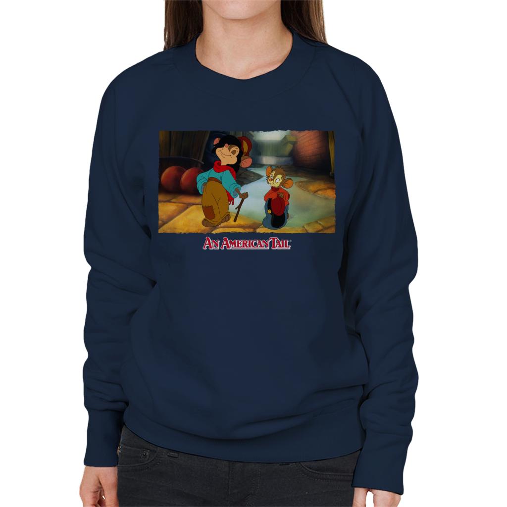 An American Tail Fieval And Tony Strolling Women's Sweatshirt-ALL + EVERY