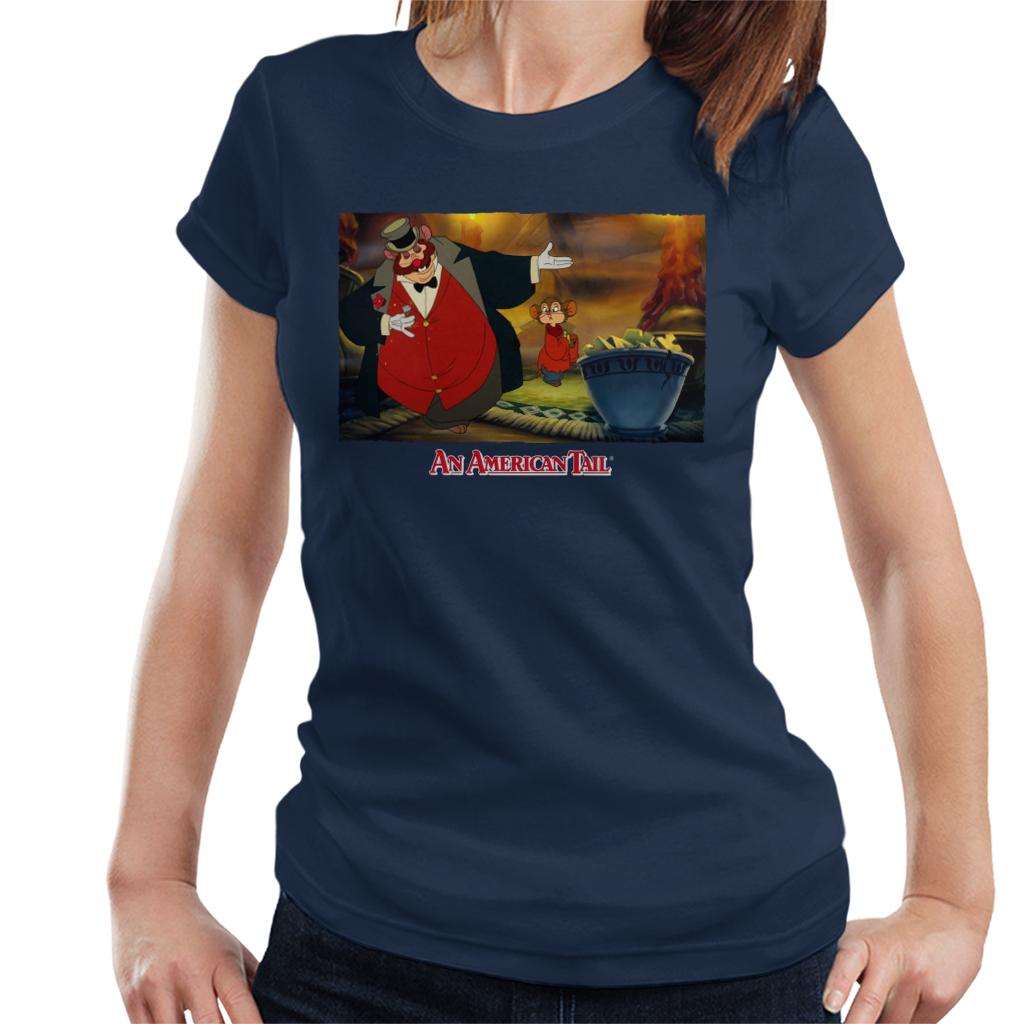 An American Tail Honest John And Fieval Eating Cheese Women's T-Shirt-ALL + EVERY