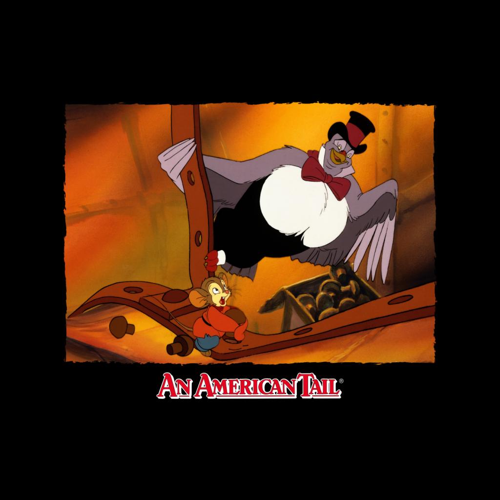 An American Tail Fieval And Henri Le Pigeon Men's T-Shirt-ALL + EVERY