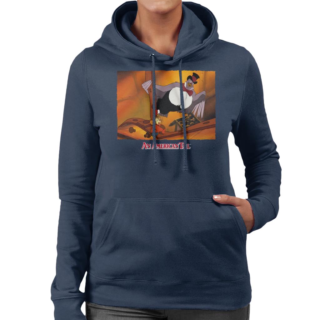 An American Tail Fieval And Henri Le Pigeon Women's Hooded Sweatshirt-ALL + EVERY