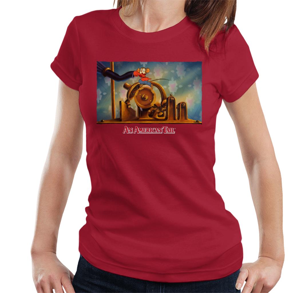 An American Tail Fievel Mousekewitz Running Women's T-Shirt-ALL + EVERY