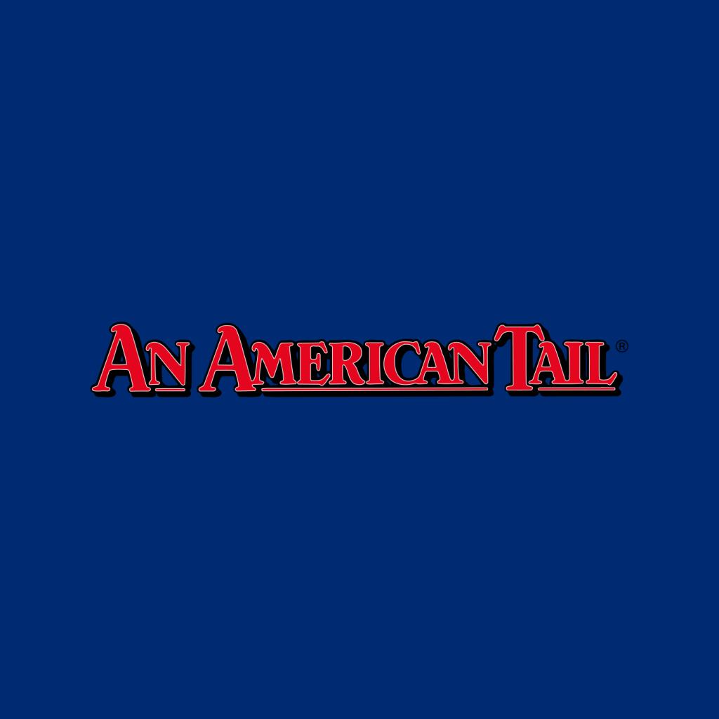 An American Tail Classic Red Text Logo Women's T-Shirt-ALL + EVERY