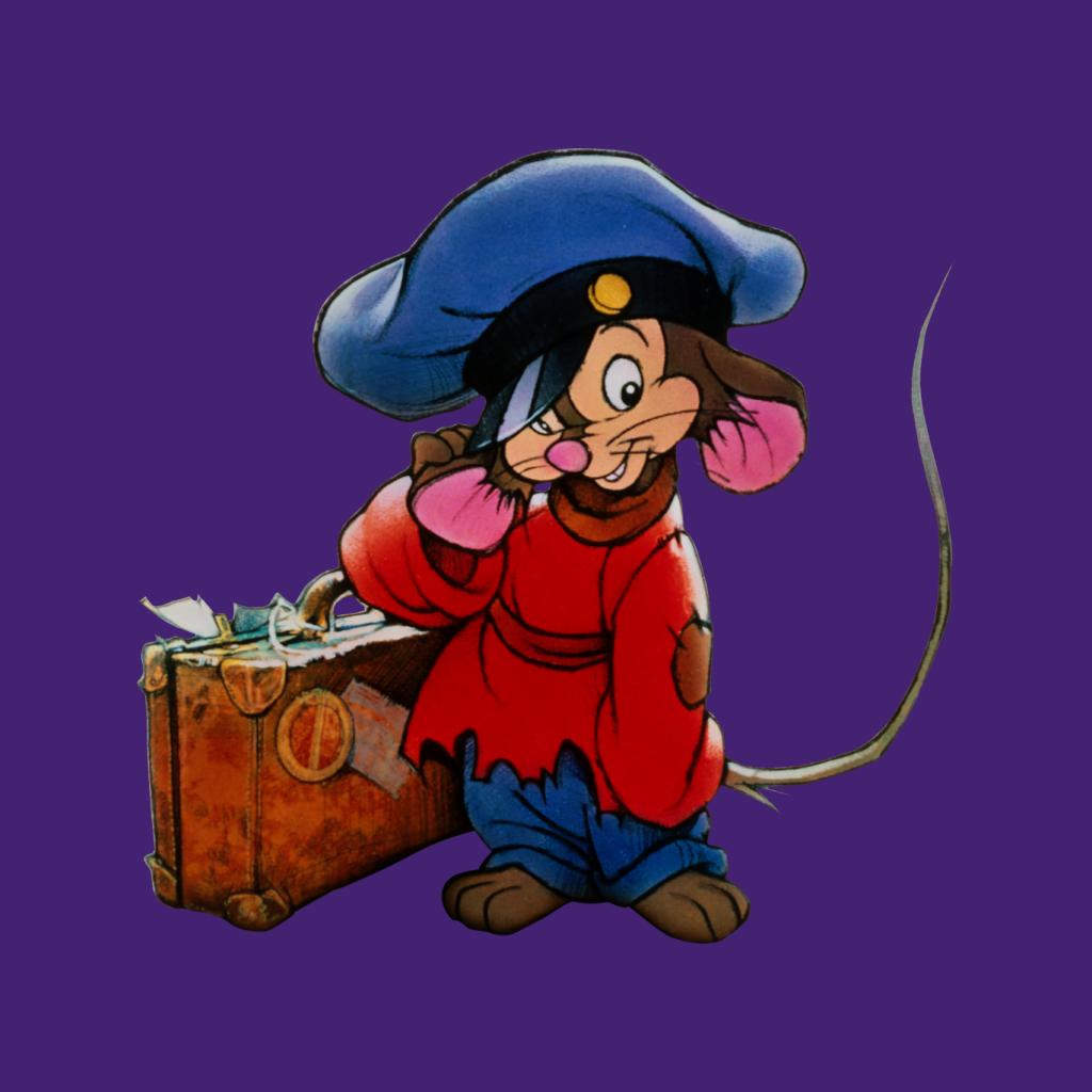 An American Tail Fievel Mousekewitz And Suitcase Women's Hooded Sweatshirt-ALL + EVERY