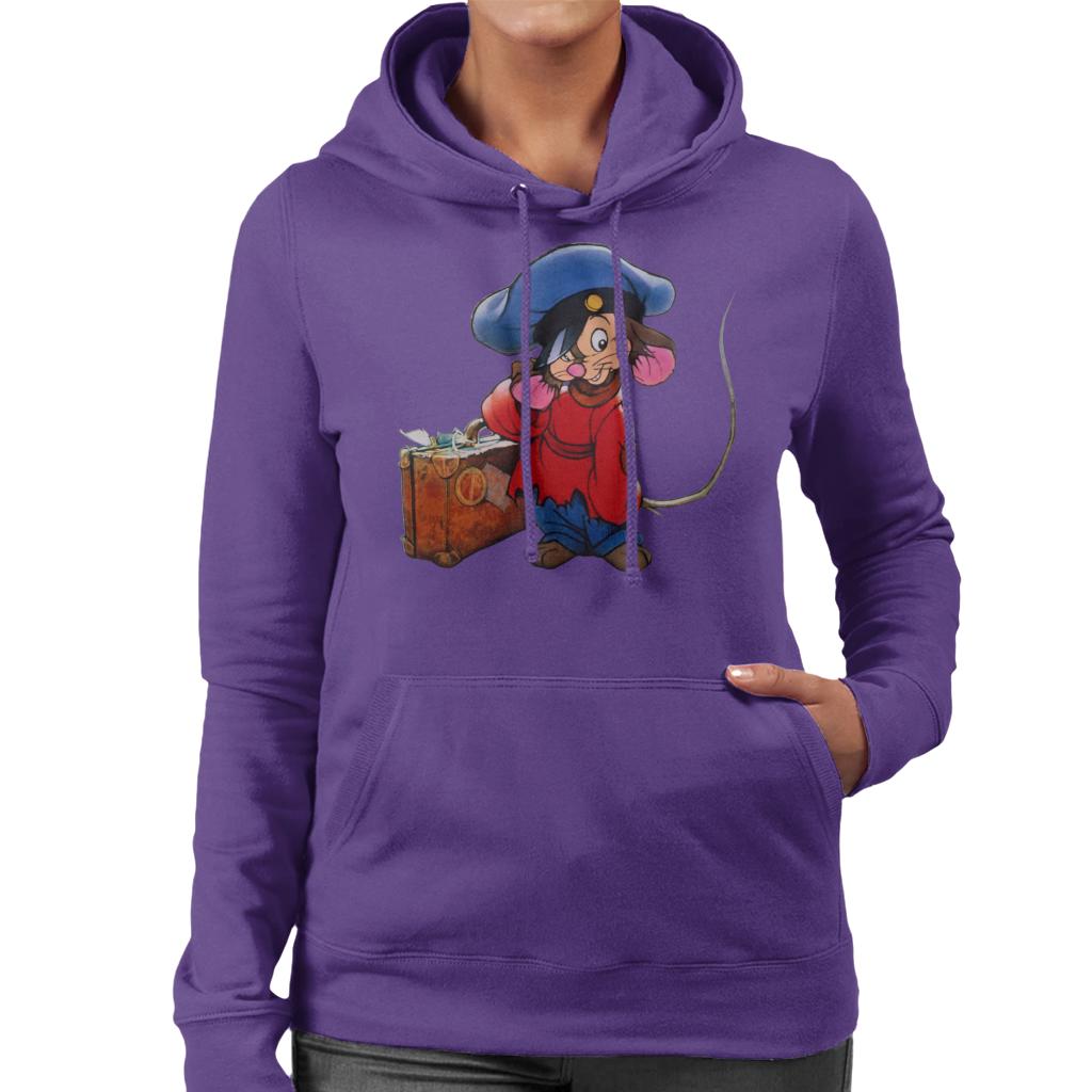 An American Tail Fievel Mousekewitz And Suitcase Women's Hooded Sweatshirt-ALL + EVERY