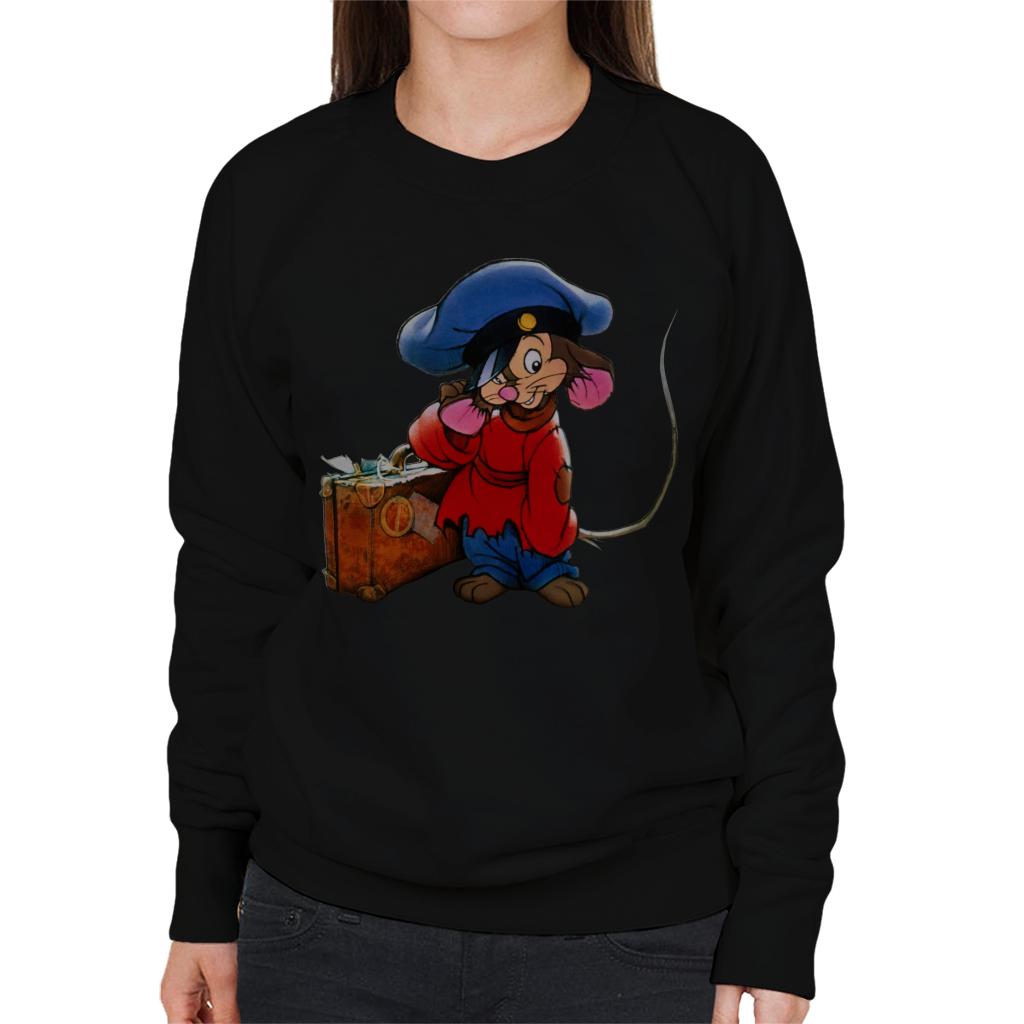 An American Tail Fievel Mousekewitz And Suitcase Women's Sweatshirt-ALL + EVERY