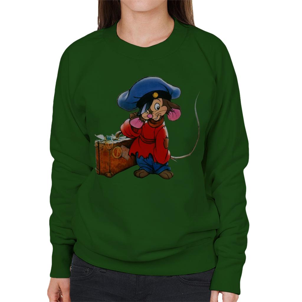 An American Tail Fievel Mousekewitz And Suitcase Women's Sweatshirt-ALL + EVERY