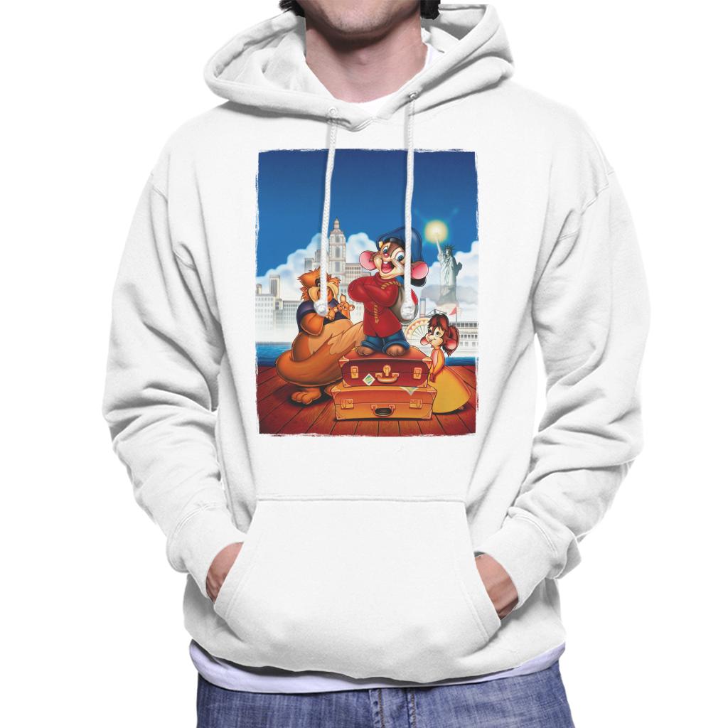 An American Tail Fievel Tanya And Tiger Men's Hooded Sweatshirt-ALL + EVERY