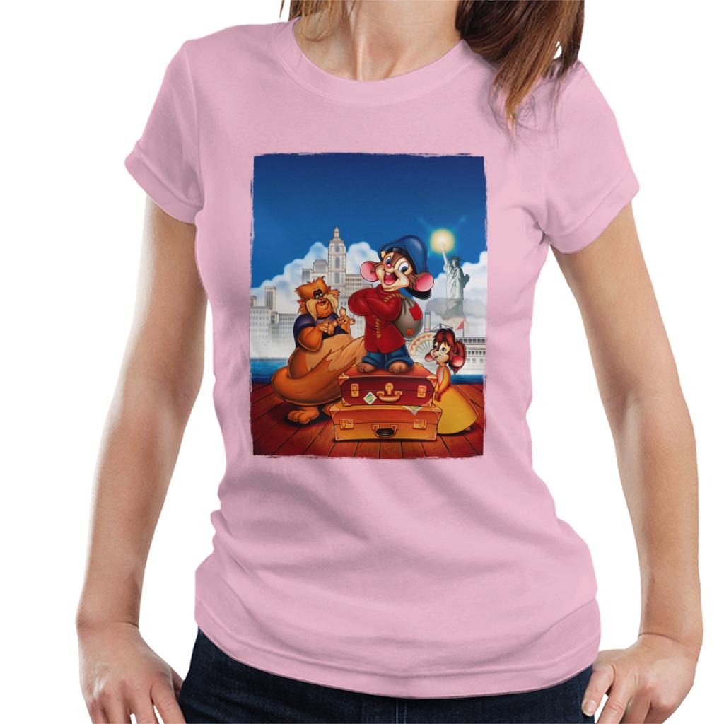 An American Tail Fievel Tanya And Tiger Women's T-Shirt-ALL + EVERY