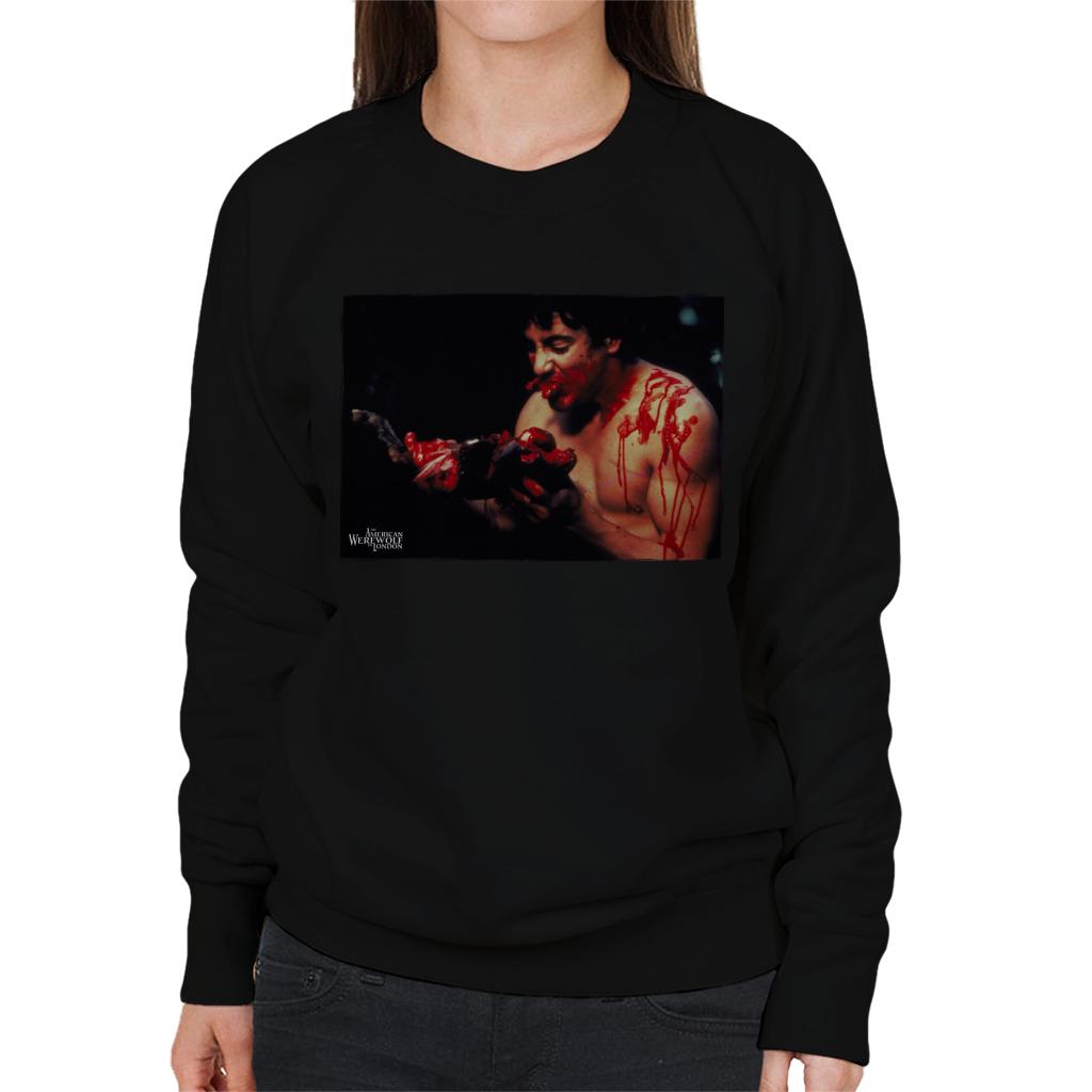 An American Werewolf In London David Kessler Eating Women's Sweatshirt-ALL + EVERY