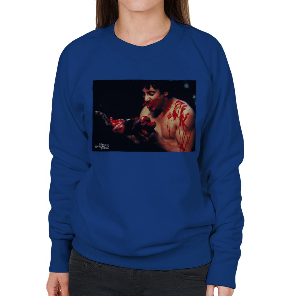 An American Werewolf In London David Kessler Eating Women's Sweatshirt-ALL + EVERY