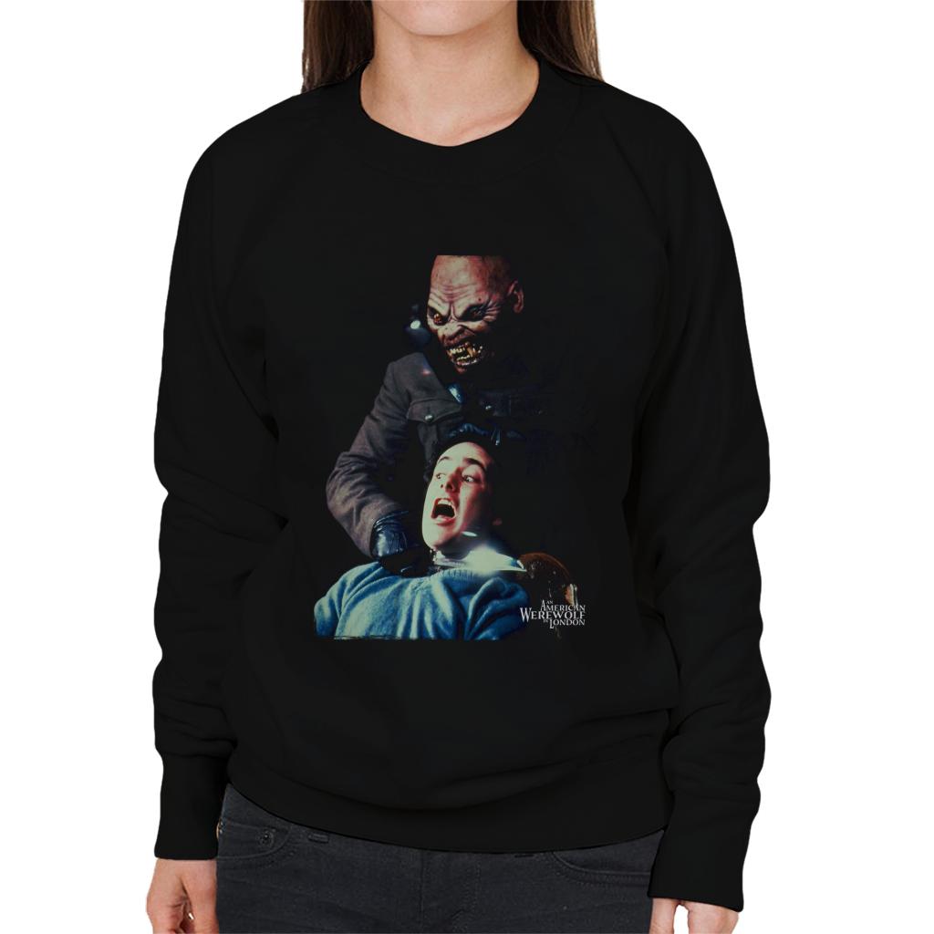 An American Werewolf In London Mutant Dream Scene Women's Sweatshirt-ALL + EVERY